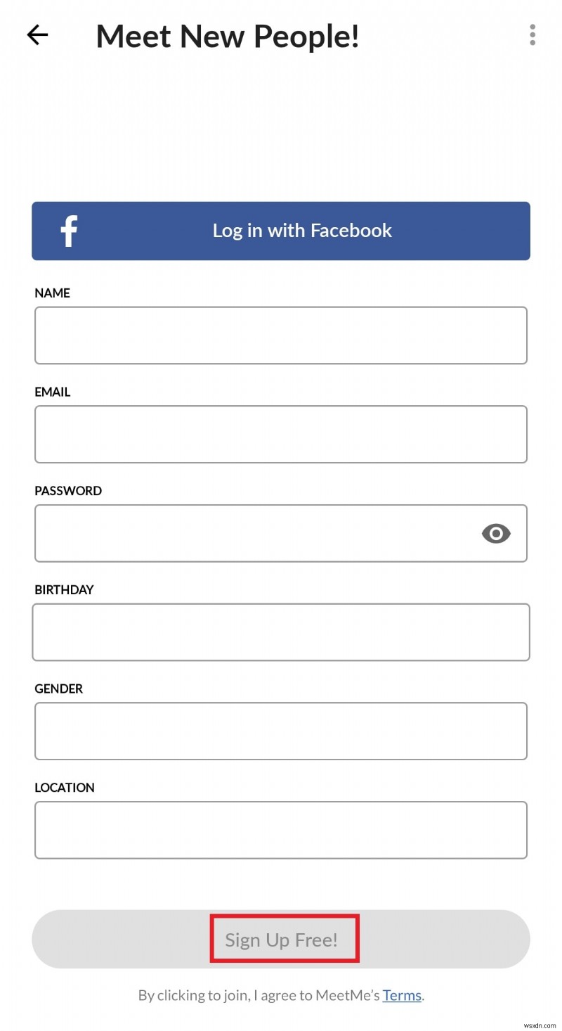 Cách xác minh xem ai đó có hồ sơ MeetMe hay không 