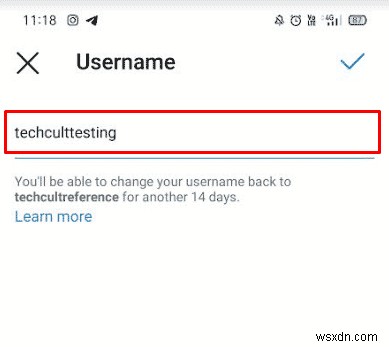 Cách thay đổi tên người dùng Instagram của bạn sau 14 ngày:Hướng dẫn từng bước 