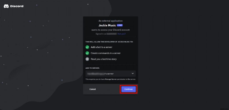 Thêm Jockie Music Bot vào máy chủ Discord của bạn - Hướng dẫn từng bước 
