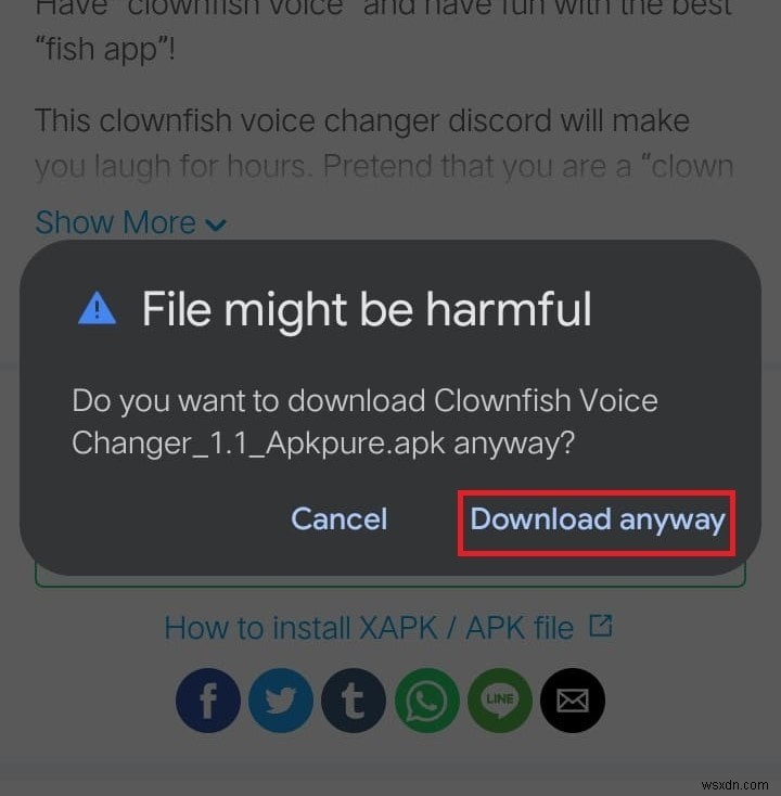 Tải xuống Clownfish Voice Changer cho Android – Hướng dẫn từng bước