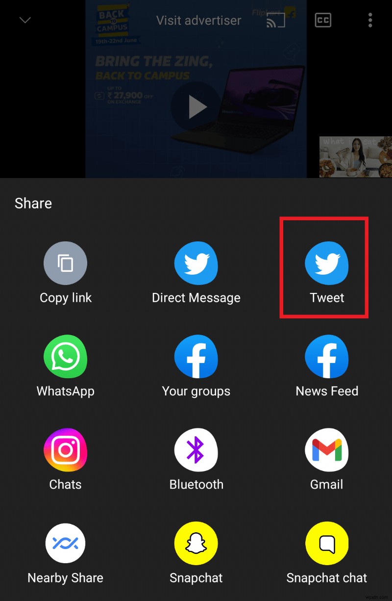 Dễ dàng nhúng video YouTube vào Twitter từ thiết bị Android của bạn