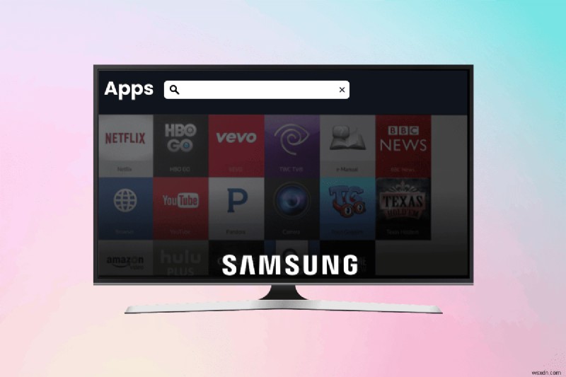 Hướng dẫn nhanh:Tìm ứng dụng trên TV thông minh Samsung của bạn 
