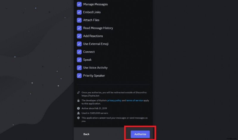 Cấp phép ứng dụng trên Discord:Hướng dẫn từng bước