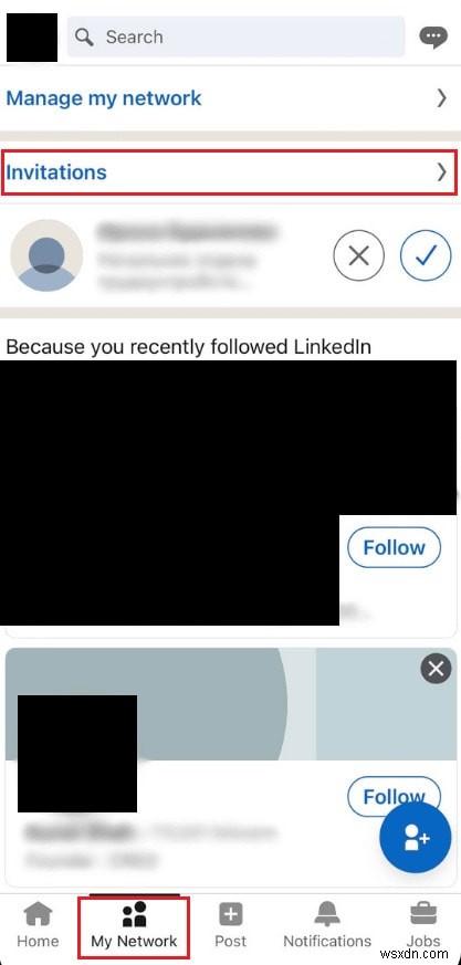 Dễ dàng truy cập lời mời LinkedIn đang chờ xử lý của bạn 