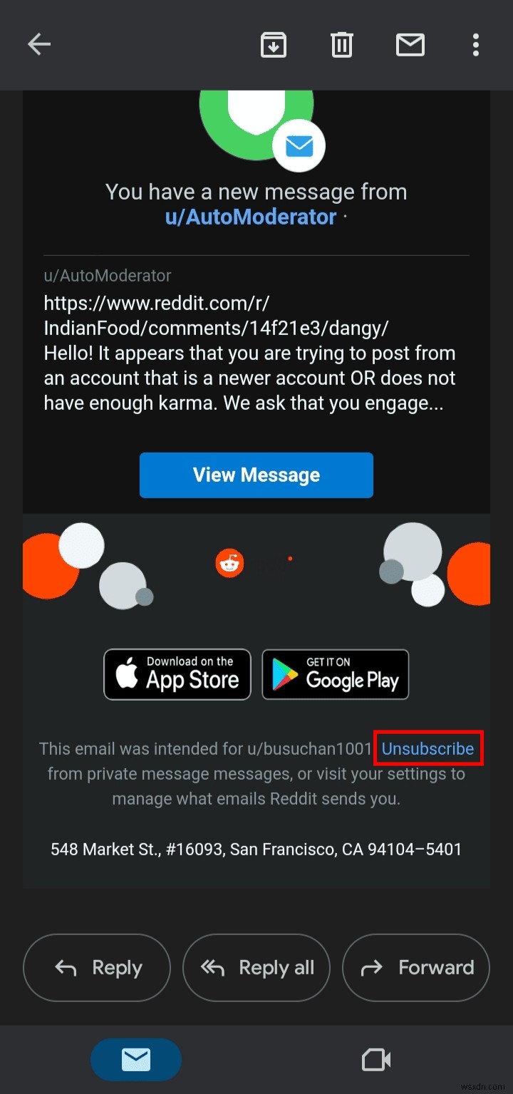 Im lặng Reddit:Các bước dễ dàng để dừng thông báo email 