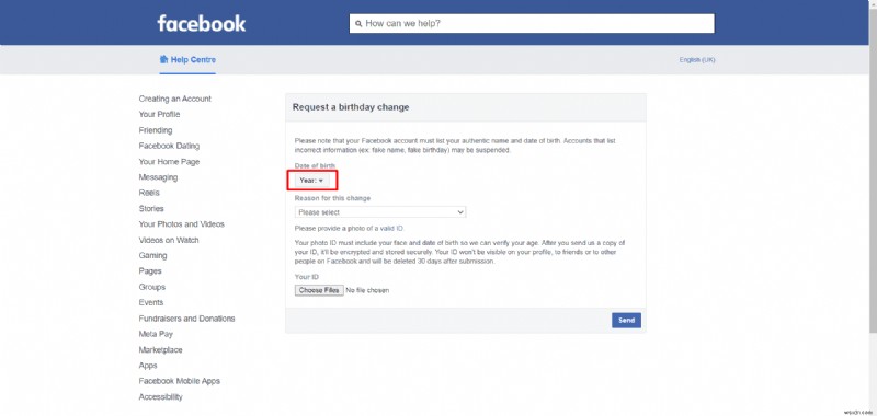 Cách đặt lại ngày sinh trên Facebook của bạn sau khi đạt đến giới hạn sửa đổi 