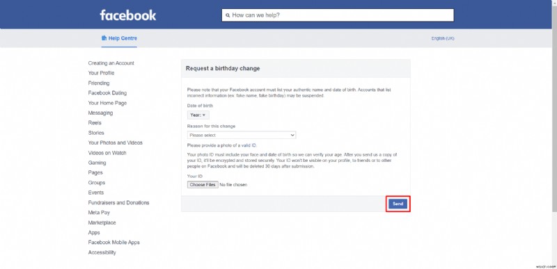 Cách đặt lại ngày sinh trên Facebook của bạn sau khi đạt đến giới hạn sửa đổi 