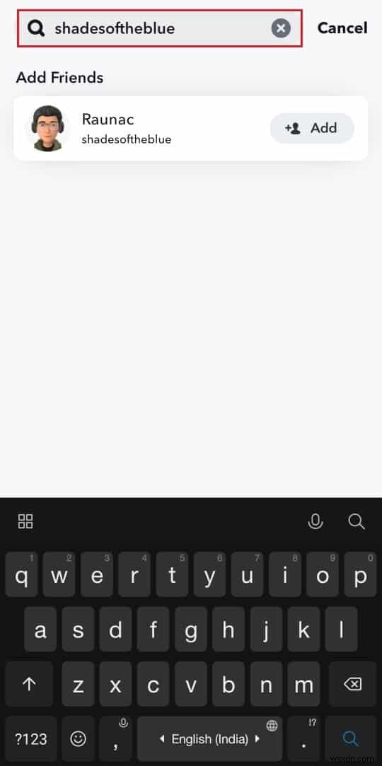 Thêm bạn bè Snapchat mà không có thông báo  Thêm bởi tìm kiếm  