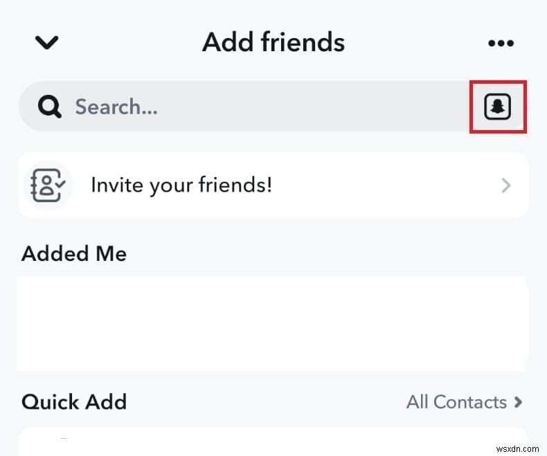 Thêm bạn bè Snapchat mà không có thông báo  Thêm bởi tìm kiếm  