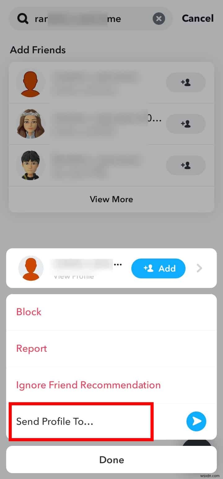 Thêm bạn bè Snapchat mà không có thông báo  Thêm bởi tìm kiếm  