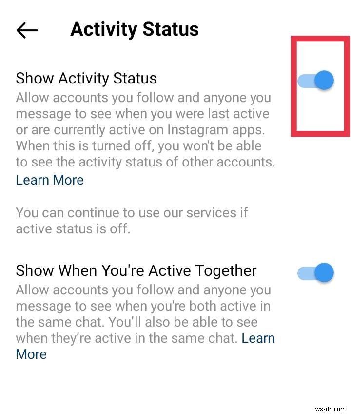 Tắt trạng thái hoạt động trên Instagram:Giữ hồ sơ của bạn ở chế độ riêng tư