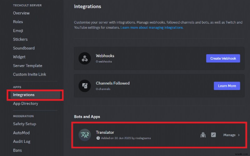 Thêm liền mạch Bot dịch thuật vào máy chủ Discord của bạn 