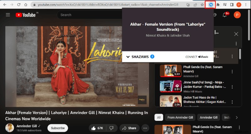 Xác định bất kỳ bài hát nào trên YouTube bằng Shazam:Hướng dẫn nhanh 
