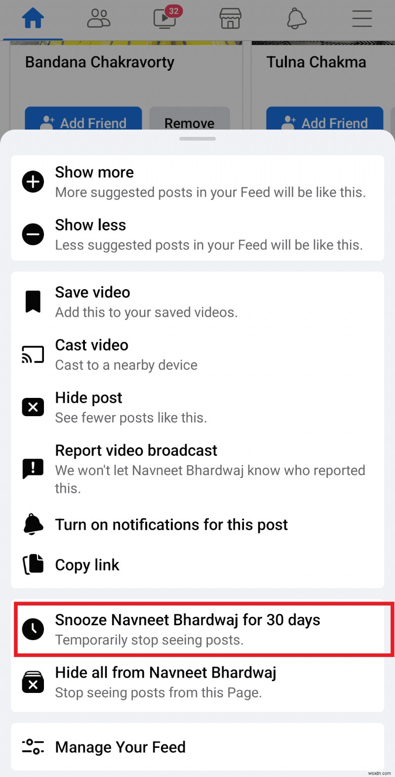 Hướng dẫn nhanh để hủy tạm ẩn một liên hệ trên Facebook trên Android và máy tính để bàn 