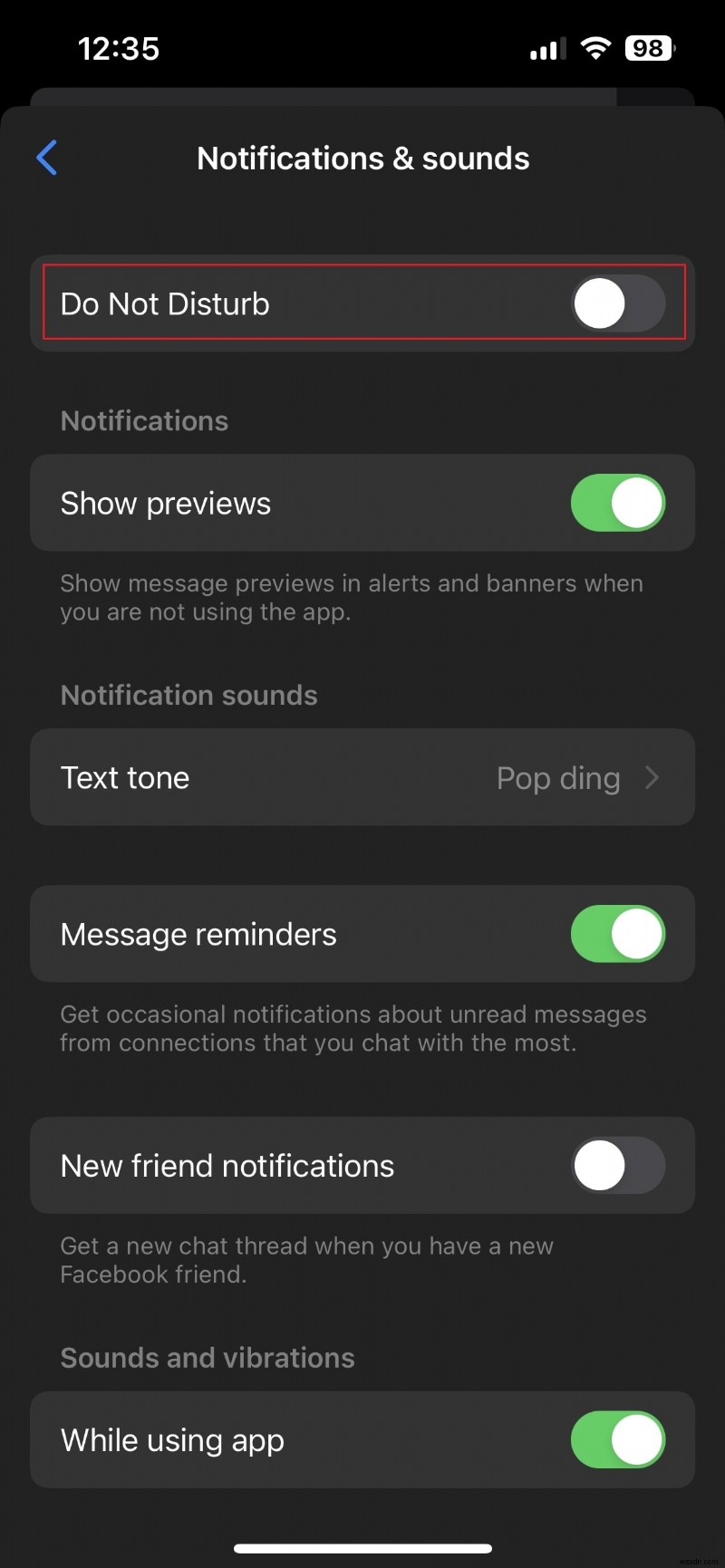 Tắt tiếng cảnh báo Facebook Messenger trên iPhone:Hướng dẫn từng bước 