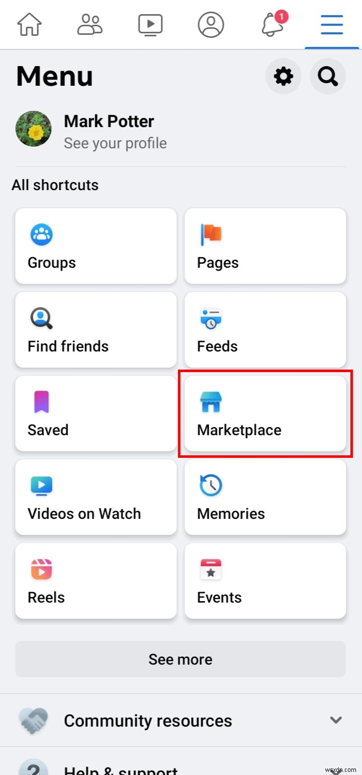 Dễ dàng truy cập các mục đã lưu của bạn trên Facebook Marketplace 