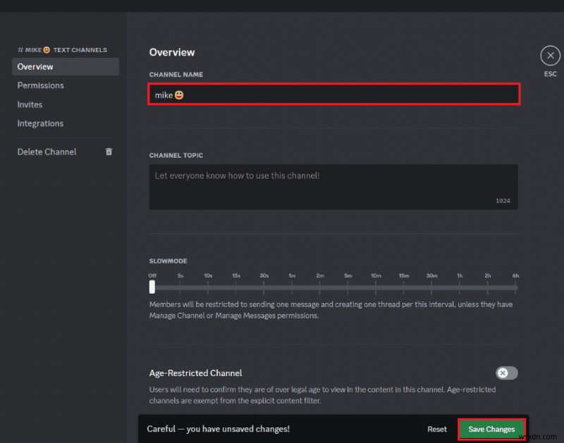 Thêm biểu tượng cảm xúc vào tên kênh Discord của bạn:Hướng dẫn từng bước
