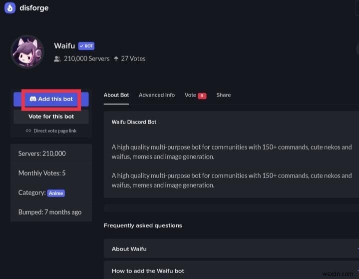 Hướng dẫn thêm Waifu Bot trên Discord:Tăng cường cộng đồng Anime của bạn 