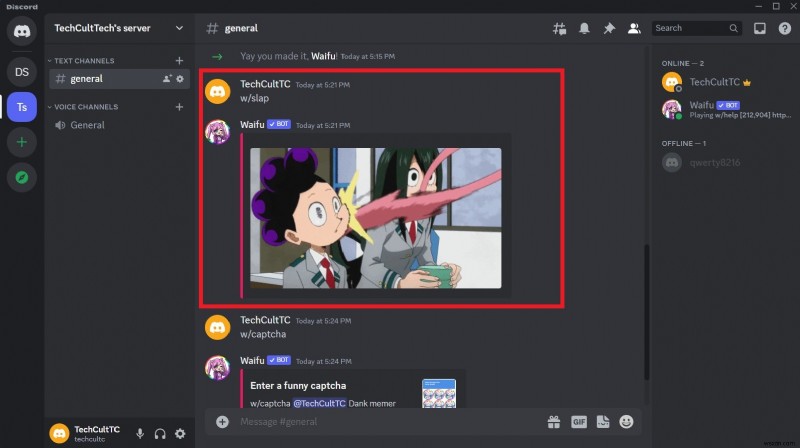 Hướng dẫn thêm Waifu Bot trên Discord:Tăng cường cộng đồng Anime của bạn 