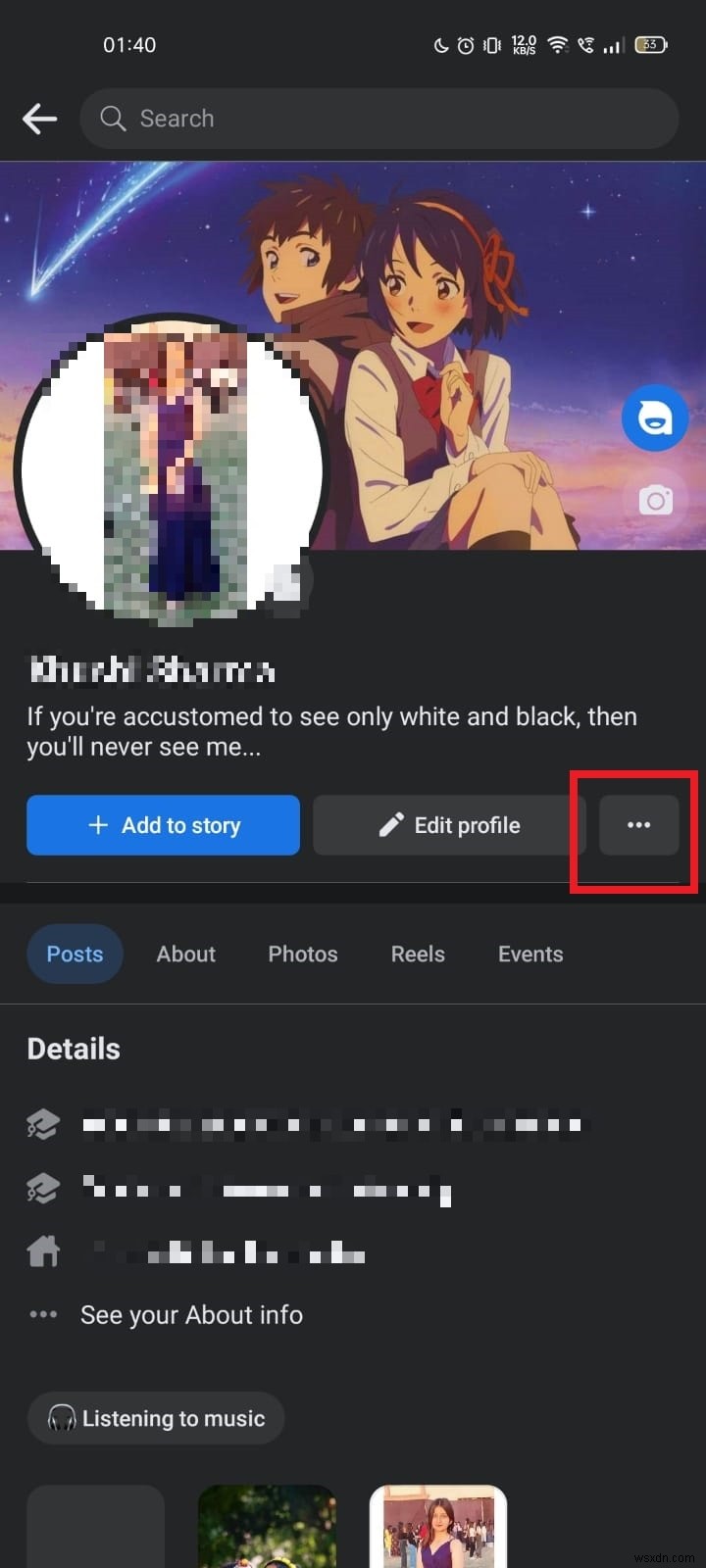 Đặt Ảnh nổi bật trên Facebook thành  Chỉ tôi —Hướng dẫn bảo mật từng bước 