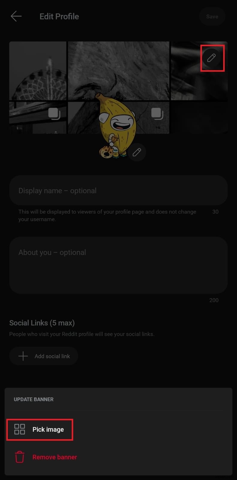 Hướng dẫn từng bước:Cập nhật biểu ngữ hồ sơ hoặc Subreddit Reddit của bạn 
