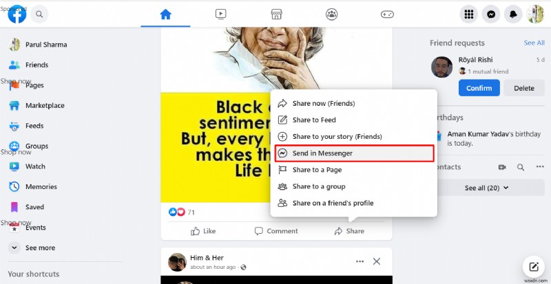 Cách sao chép liên kết bài đăng trên Facebook:Chia sẻ bất kỳ bài đăng nào ngay lập tức