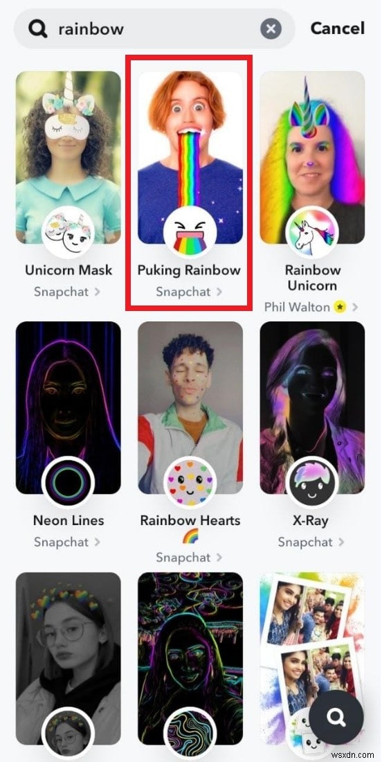Tạo hiệu ứng cầu vồng tuyệt đẹp trên Snapchat:Hướng dẫn từng bước 