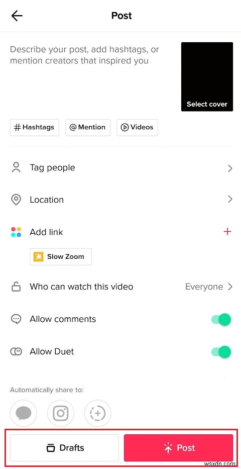 Thêm video cuộn camera vào TikTok:Hướng dẫn từng bước 