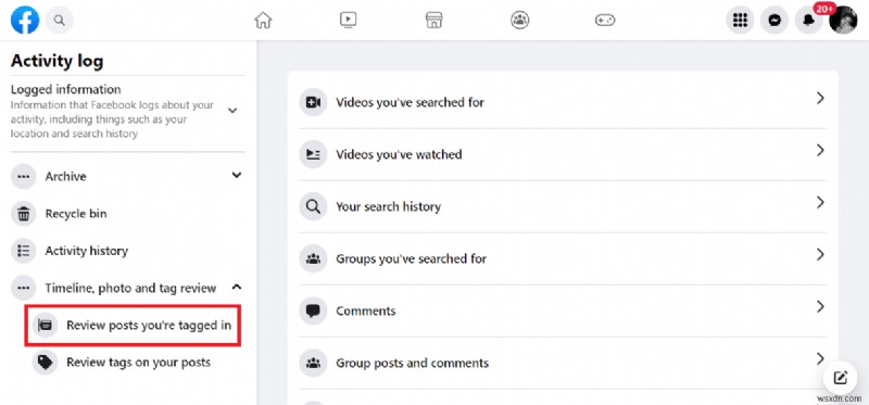 Quản lý thẻ Facebook thành thạo:Hướng dẫn từng bước để xem lại bài đăng và thẻ 