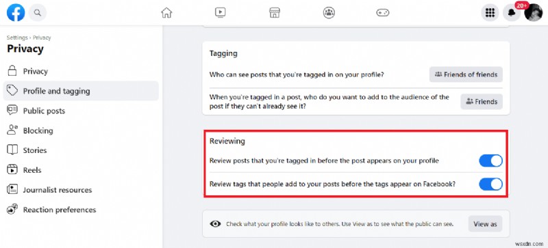 Quản lý thẻ Facebook thành thạo:Hướng dẫn từng bước để xem lại bài đăng và thẻ 