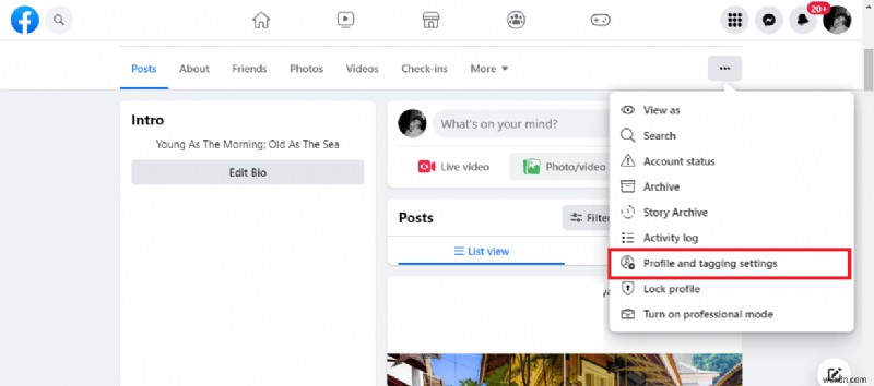 Quản lý thẻ Facebook thành thạo:Hướng dẫn từng bước để xem lại bài đăng và thẻ 
