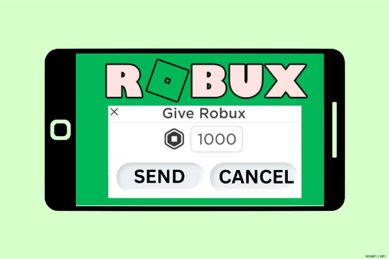 Hướng dẫn từng bước:Gửi Robux cho bạn bè thông qua ứng dụng Roblox Mobile