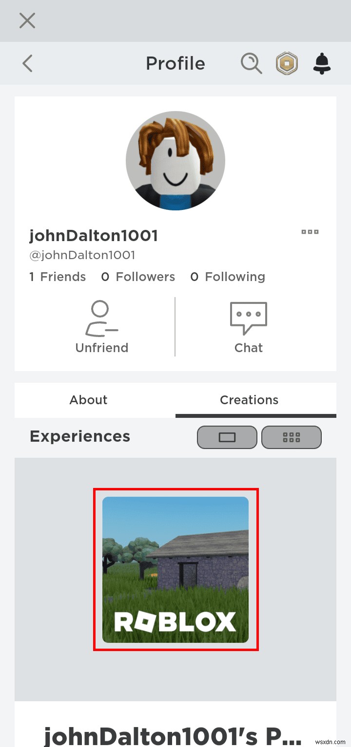 Hướng dẫn từng bước:Gửi Robux cho bạn bè thông qua ứng dụng Roblox Mobile