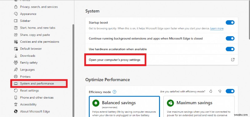 Cách kiểm tra và định cấu hình cài đặt proxy trong Microsoft Edge