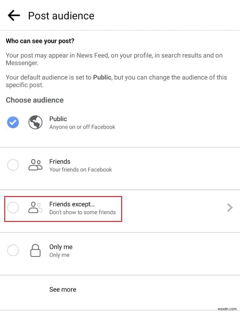 Cách sử dụng tính năng  Ngoại trừ bạn bè  của Facebook:Hướng dẫn về quyền riêng tư 