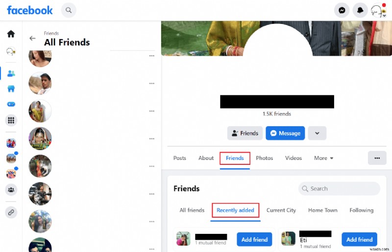 Khám phá xem bạn bè trên Facebook của bạn đã thêm ai gần đây 