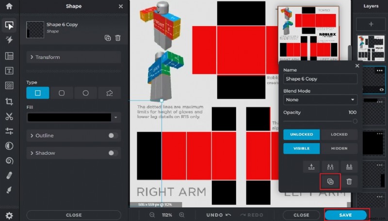 Tạo áo sơ mi tùy chỉnh trong Roblox:Hướng dẫn từng bước 
