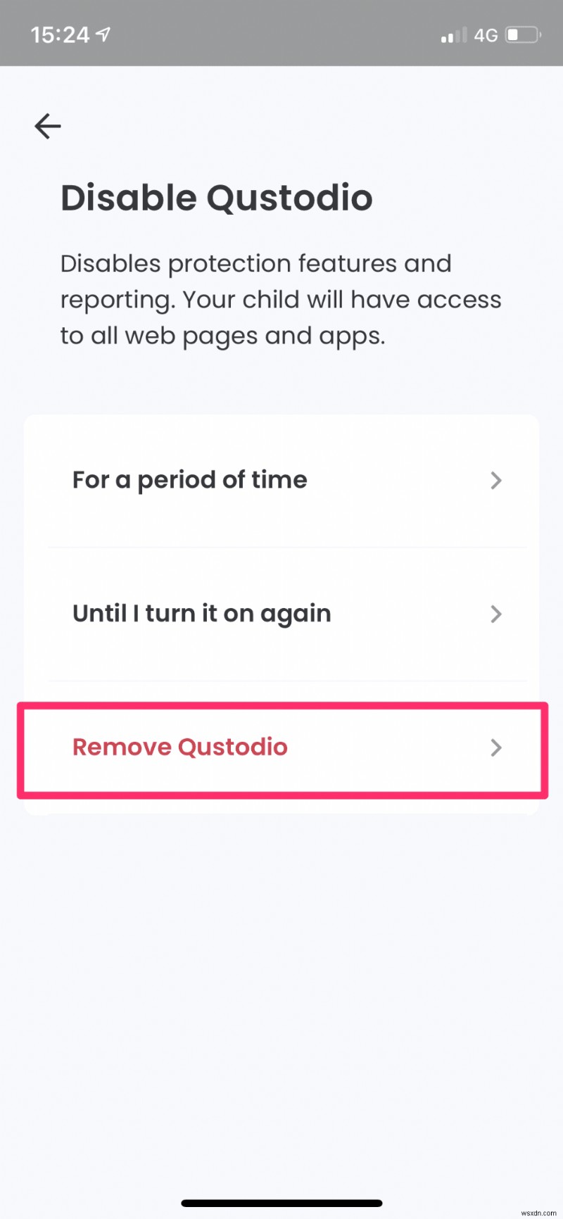 Gỡ cài đặt Qustodio trên Android ngay cả khi bạn quên mật khẩu 