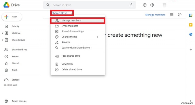 Hướng dẫn từng bước để xóa Bộ nhớ dùng chung trong Google Drive 