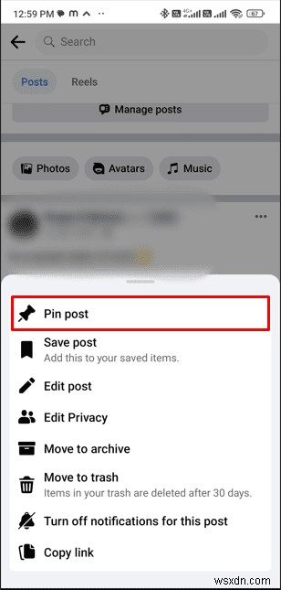Hướng dẫn từng bước:Bỏ ghim bài đăng trên Facebook