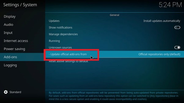 Hướng dẫn từng bước để cài đặt Addon Moria Kodi trên Firestick 
