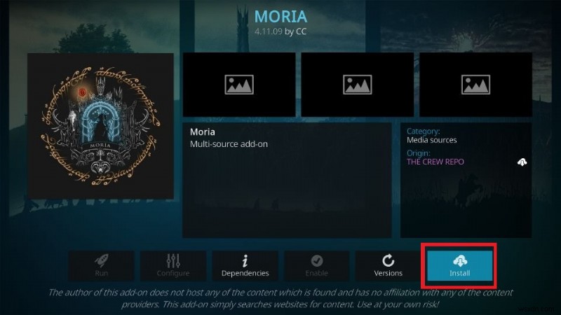 Hướng dẫn từng bước để cài đặt Addon Moria Kodi trên Firestick 