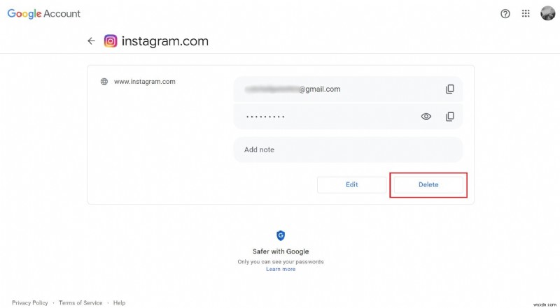 Hướng dẫn từng bước:Xóa thông tin xác thực Instagram được lưu trữ trong Google Smart Lock 