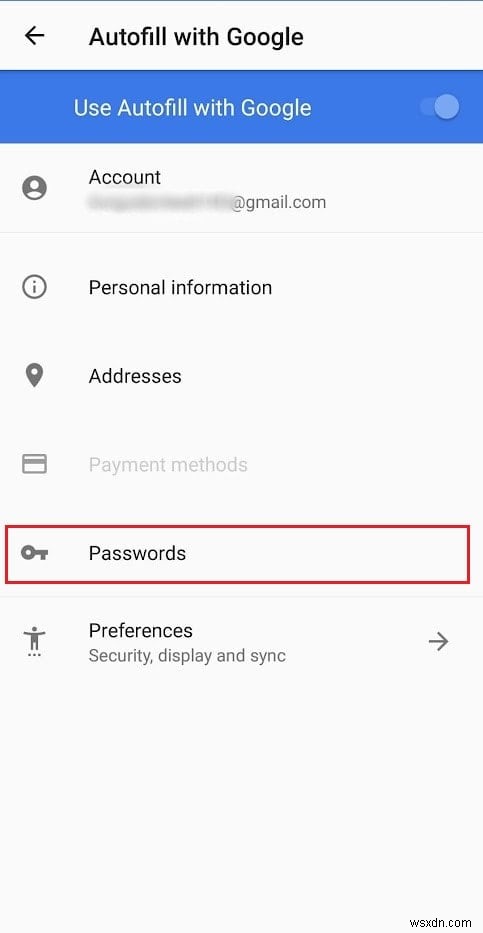Hướng dẫn từng bước:Xóa thông tin xác thực Instagram được lưu trữ trong Google Smart Lock 