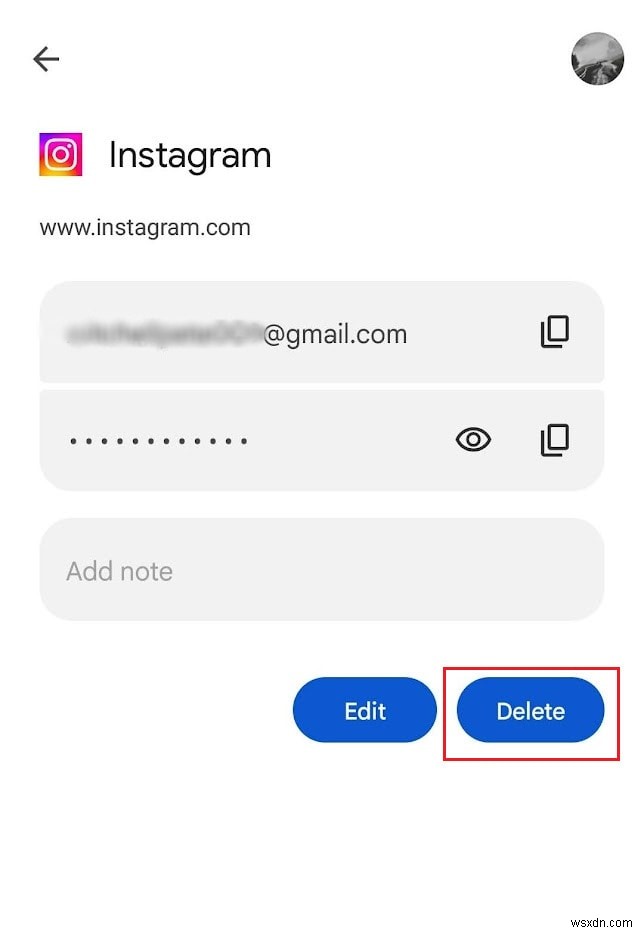 Hướng dẫn từng bước:Xóa thông tin xác thực Instagram được lưu trữ trong Google Smart Lock 