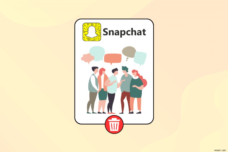 Dễ dàng xóa cuộc trò chuyện nhóm Snapchat:Hướng dẫn từng bước