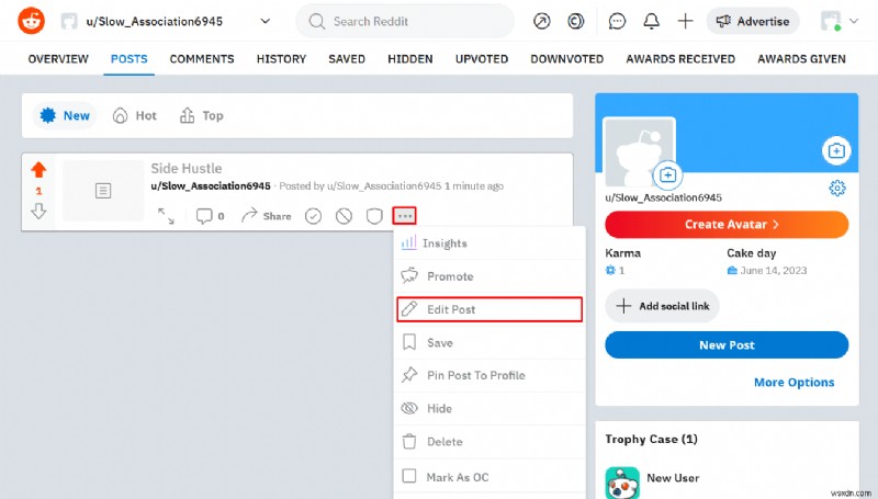 Làm chủ Reddit:Hướng dẫn từng bước để chỉnh sửa bài đăng của bạn trên PC 