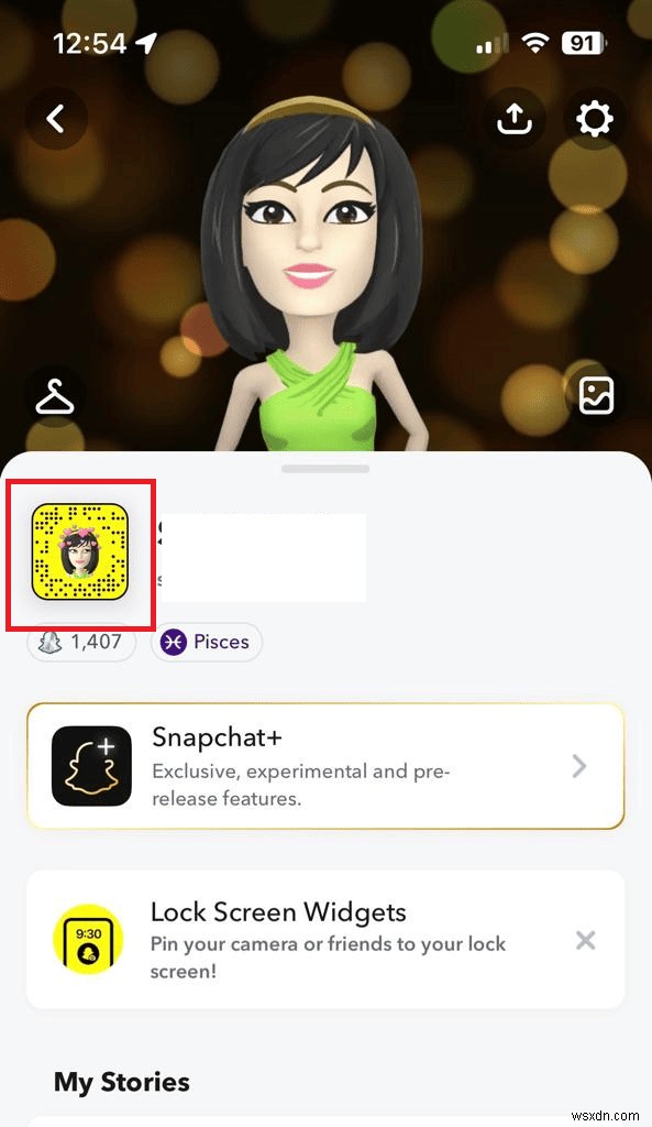 Hướng dẫn từng bước:Thêm ảnh đại diện trên Snapchat 
