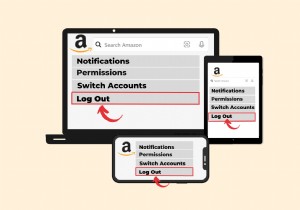 Đăng xuất an toàn khỏi tất cả các thiết bị Amazon:Hướng dẫn từng bước 