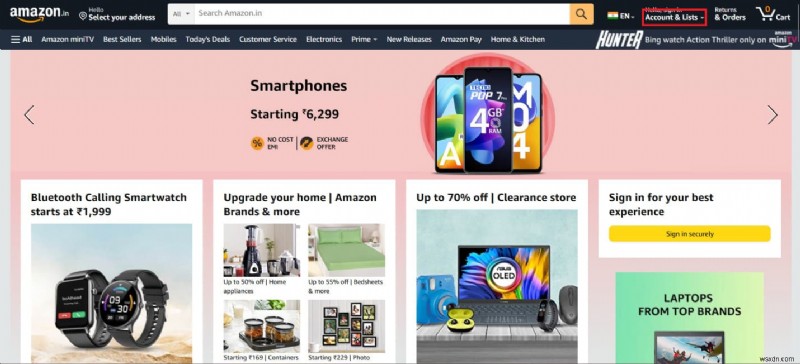 Đăng xuất an toàn khỏi tất cả các thiết bị Amazon:Hướng dẫn từng bước 